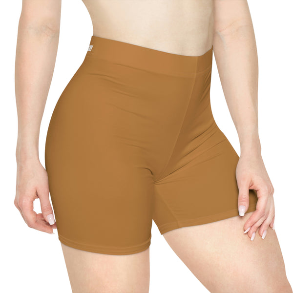 Women's Biker Short Light Brown