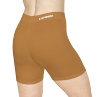 Women's Biker Short Light Brown