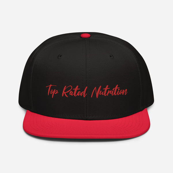 Red Signature Logo Snapback Hat